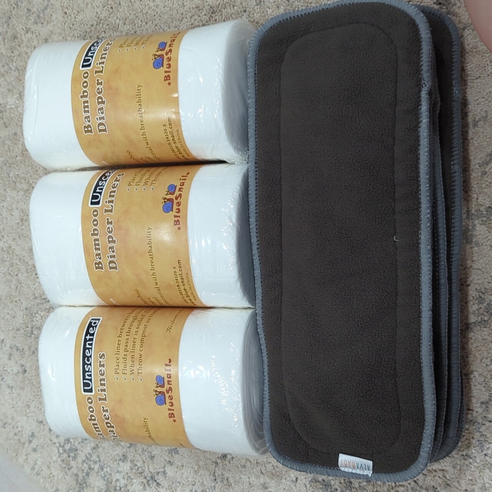 Babamoo diaper liners and Alva baby inserts